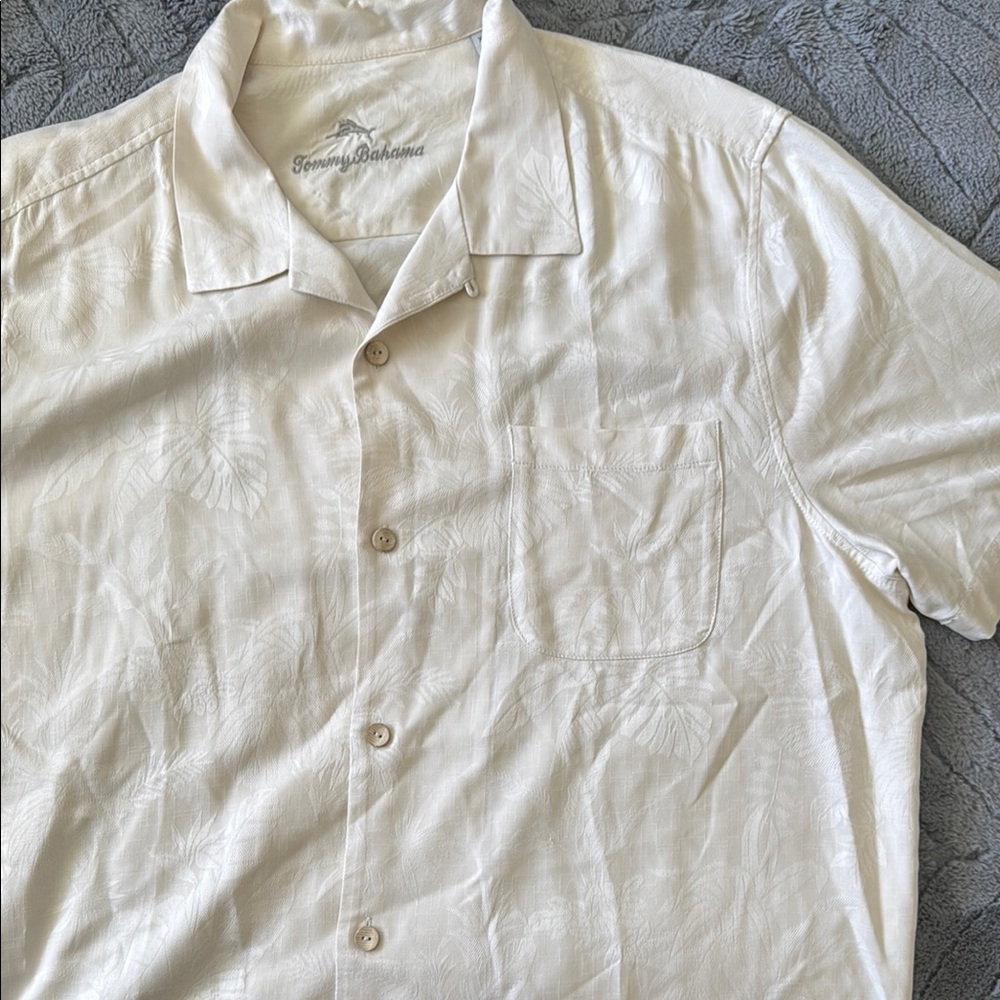 Tommy Bahama Cream Men's Shirt